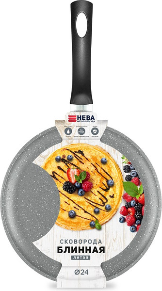 Блинная сковорода Нева Металл Посуда 6224g