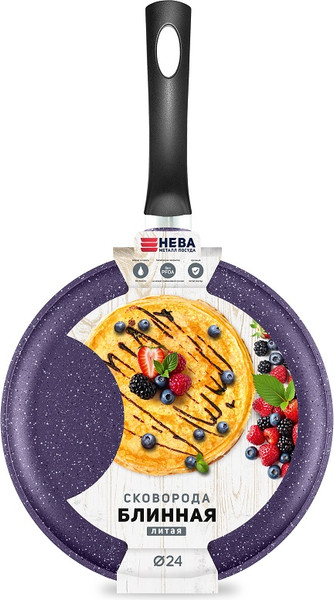 Блинная сковорода Нева Металл Посуда 6224v
