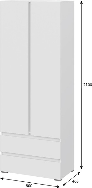 Шкаф Тащи в дом Люмо 2-х створчатый ШК 01