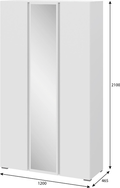 Шкаф Тащи в дом Люмо с зеркалом ШК 02