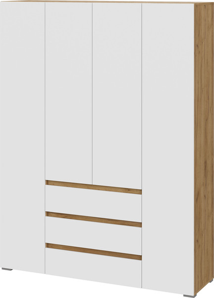 Шкаф Тащи в дом Люмо с ящиками 4-х створчатый ШК 05 - фото