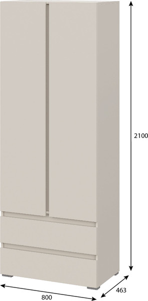 Шкаф Тащи в дом Люмо 2-х створчатый ШК 01