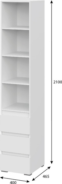 Стеллаж Тащи в дом Люмо открытый с ящиками ПН 02