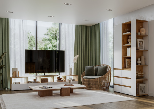 Стеллаж Тащи в дом Люмо открытый с ящиками ПН 02