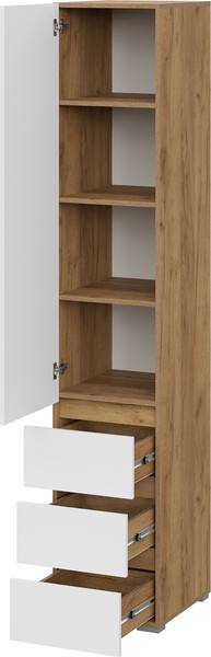 Шкаф-пенал Тащи в дом Люмо с ящиками ПН 03