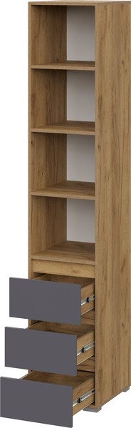 Стеллаж Тащи в дом Люмо открытый с ящиками ПН 02