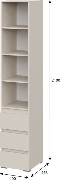 Стеллаж Тащи в дом Люмо открытый с ящиками ПН 02