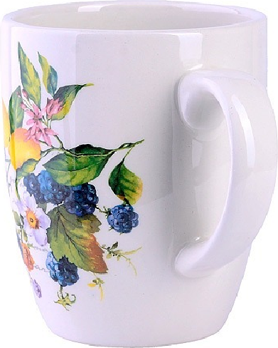 Кружка Loraine Лесные ягоды с лимонами / 60138 - фото