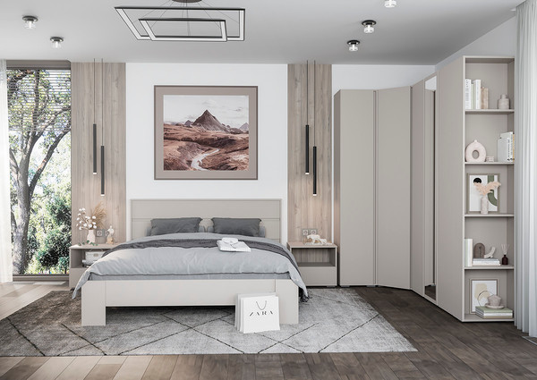 Двуспальная кровать Тащи в дом Люмо КР 03 1670х928х2114