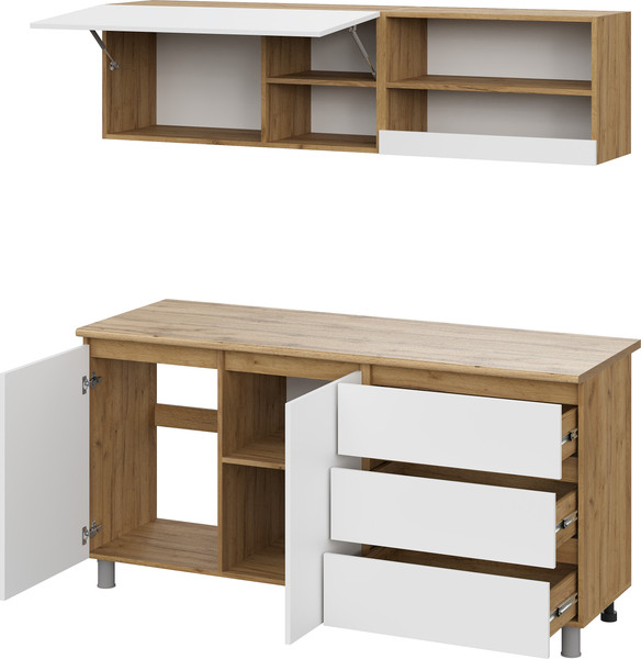 Кухонный гарнитур Тащи в дом Люмо со столешницей 1700х1900х600