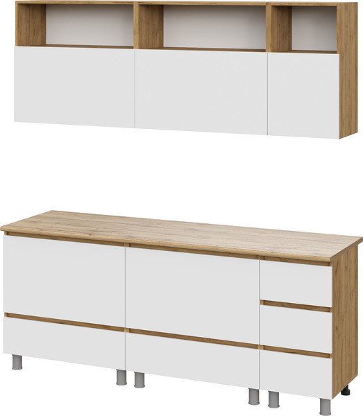 Кухонный гарнитур Тащи в дом Люмо со столешницей 2000х2170х600 - фото