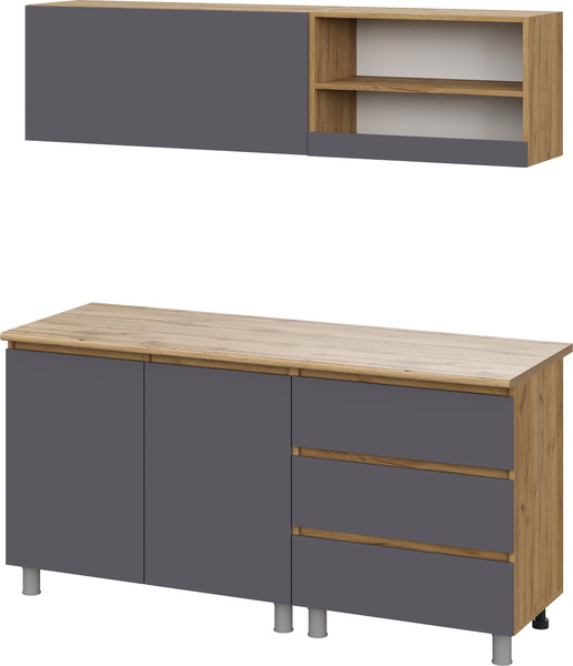 Кухонный гарнитур Тащи в дом Люмо со столешницей 1700х1900х600 - фото