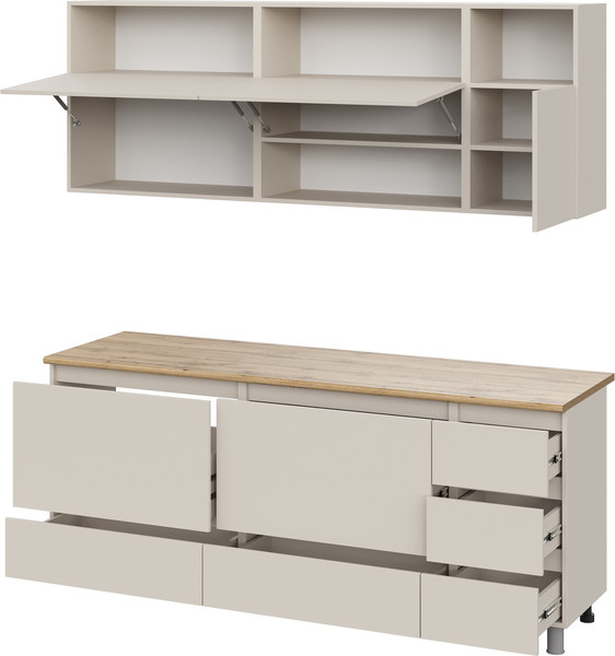 Кухонный гарнитур Тащи в дом Люмо со столешницей 2000х2170х600