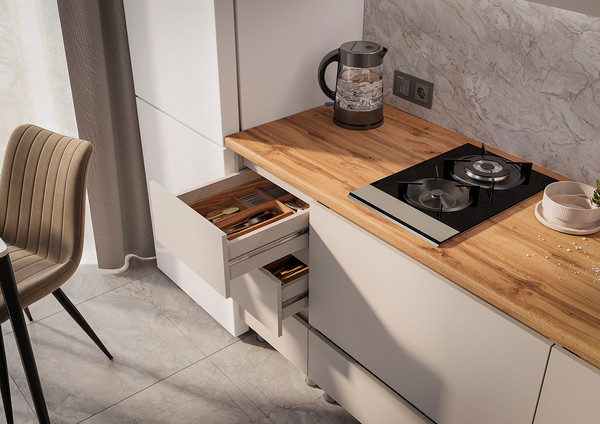 Кухонный гарнитур Тащи в дом Люмо со столешницей 2000х2170х600