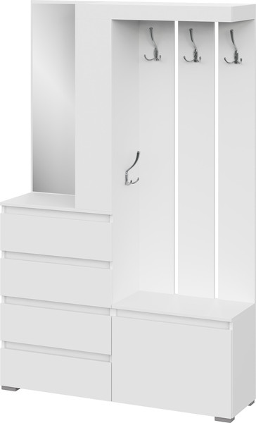 Секция в прихожую Тащи в дом Люмо 1260х1980х353 - фото