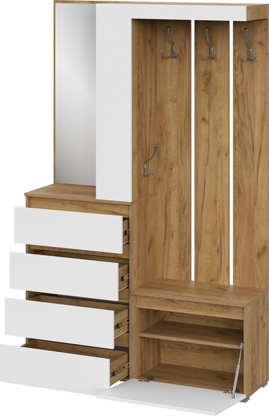 Секция в прихожую Тащи в дом Люмо 1260х1980х353