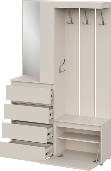 Секция в прихожую Тащи в дом Люмо 1260х1980х353