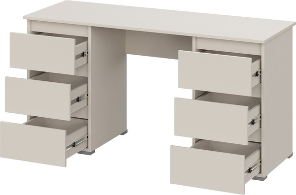 Письменный стол Тащи в дом Люмо с ящиками ПС 02 (кашемир)