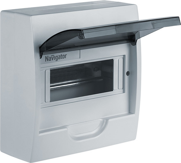 Бокс пластиковый Navigator NSS-DBW-8-WH-IP41 / 93794
