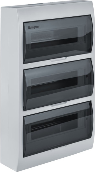 Бокс пластиковый Navigator NSS-DBW-36-WH-IP41 / 93800