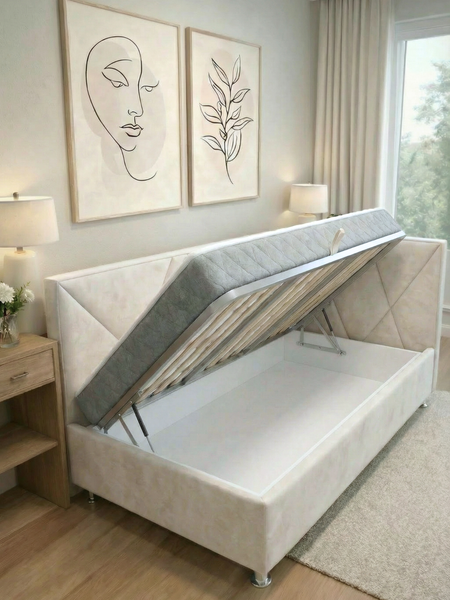 Односпальная кровать Elmax Катания 100x200 угол правый