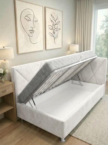 Односпальная кровать Elmax Катания 100x200 угол правый