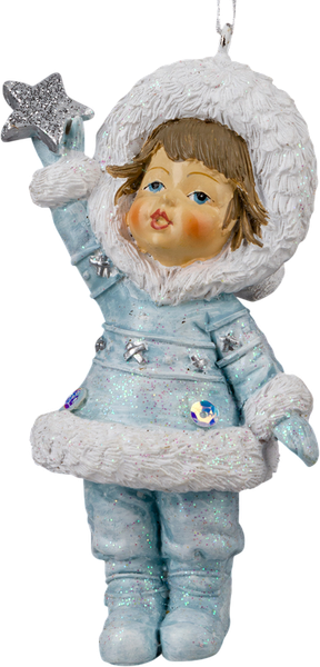 Елочная игрушка Erich Krause Decor. Девочка со звездой / 64544 - фото