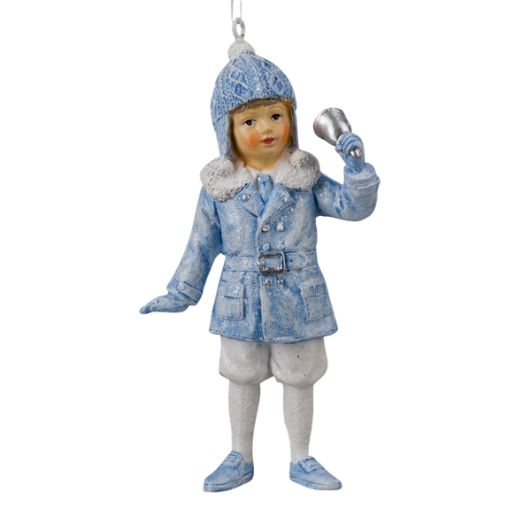 Елочная игрушка Erich Krause Decor. Мальчик с колокольчиком лапландия / 64545 - фото