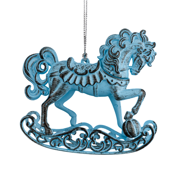 Елочная игрушка Erich Krause Decor. Лошадка-качалка / 64390 - фото