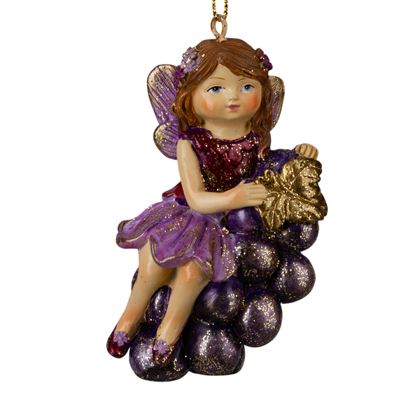 Елочная игрушка Erich Krause Decor. Фея на винограде / 64524 - фото