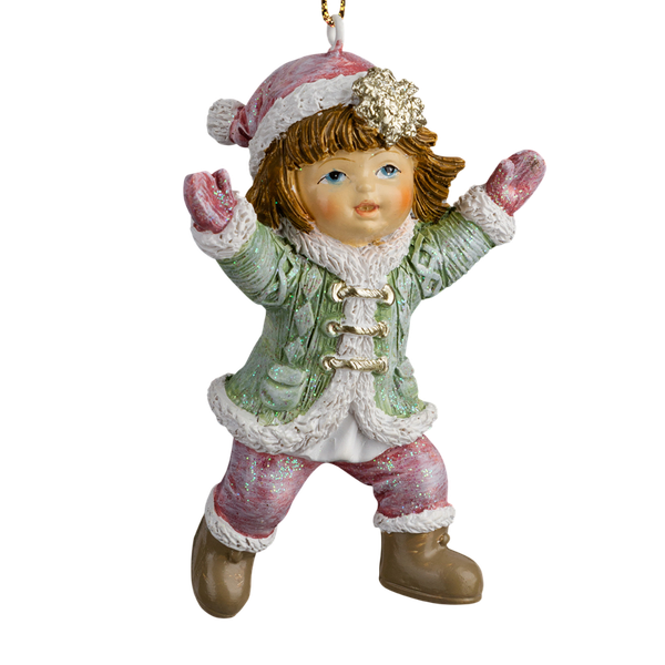 Елочная игрушка Erich Krause Decor. Малышка пастель / 64517 - фото