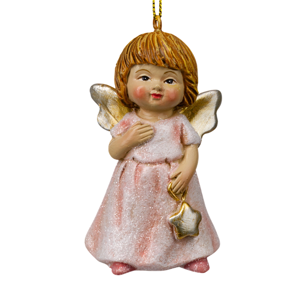 Елочная игрушка Erich Krause Decor. Ангел со звездой / 64599 - фото