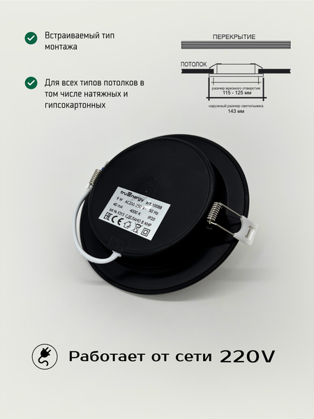 Точечный светильник Truenergy 10088