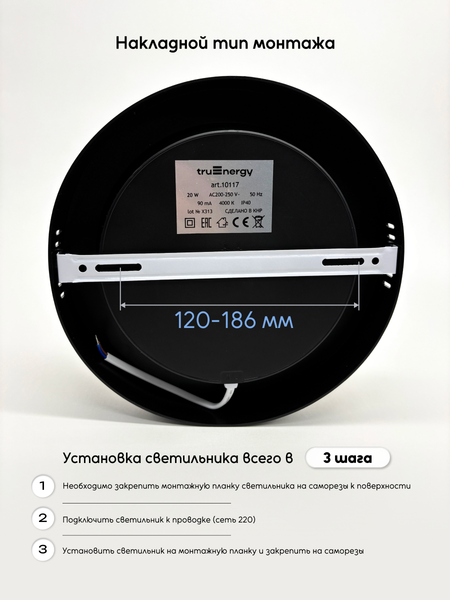 Потолочный светильник Truenergy 10117