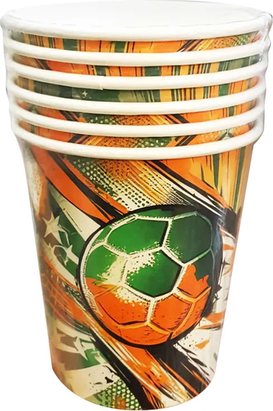 Набор бумажных стаканов Лекс 23 Февраля - фото