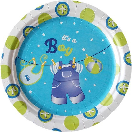 Набор одноразовых тарелок Лекс Малыш - фото