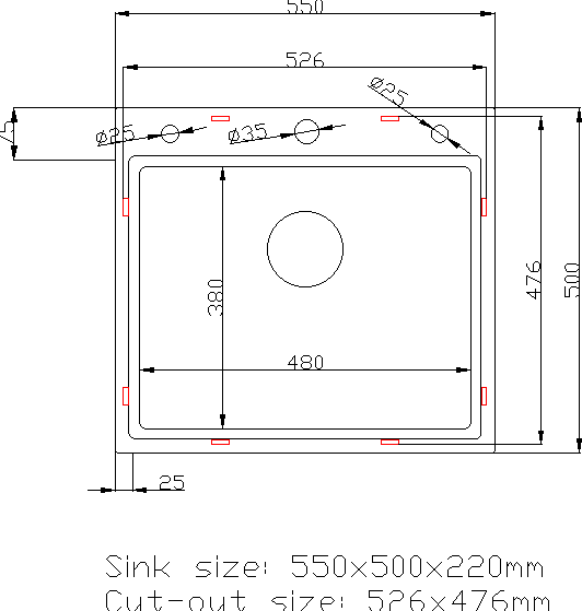 Мойка кухонная Asteria A5550GL-D
