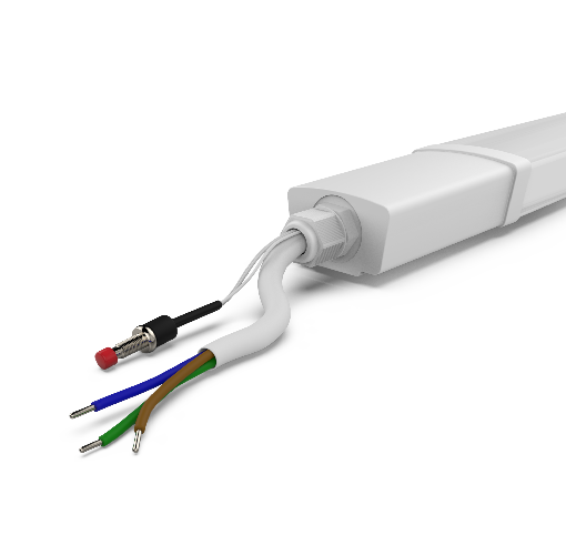 Светильник линейный Gauss Ultracompact IP65 1035x39x31.5мм 18Вт 1800lm 4000К / 143424218A