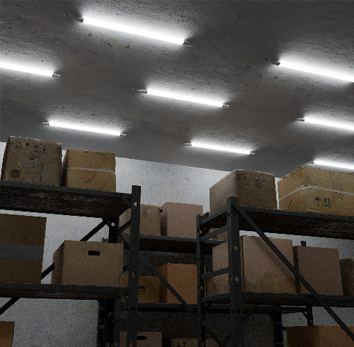 Светильник линейный Gauss Ultracompact IP65 1035x39x31.5мм 18Вт 1800lm 4000К / 143424218A