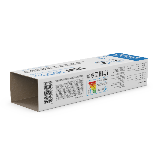 Светильник линейный Gauss Ultracompact IP65 1035x39x31.5мм 18Вт 1800lm 6500К / 143424318A