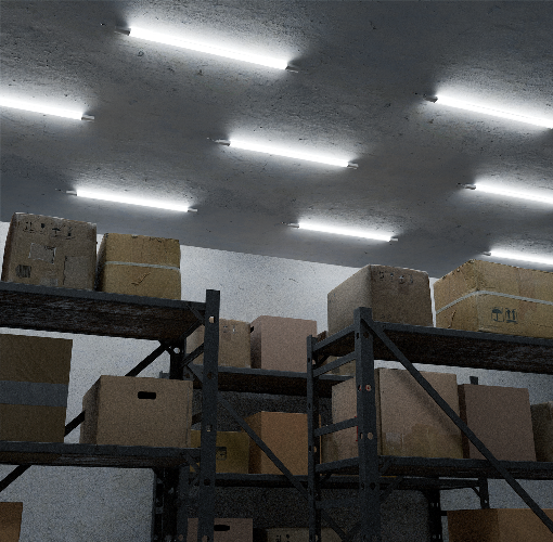 Светильник линейный Gauss Ultracompact IP65 1035x39x31.5мм 18Вт 1800lm 6500К / 143424318A
