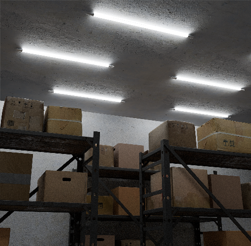 Светильник линейный Gauss Ultracompact IP65 1635x39x31.5мм 36Вт 3600lm 4000К / 143425236A