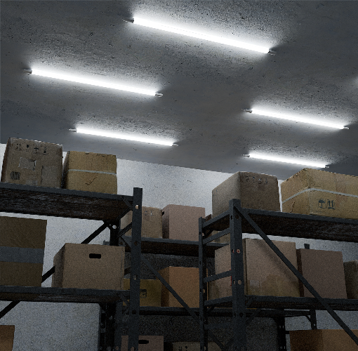 Светильник линейный Gauss Ultracompact IP65 1635x39x31.5мм 36Вт 3600lm 6500К / 143425336A