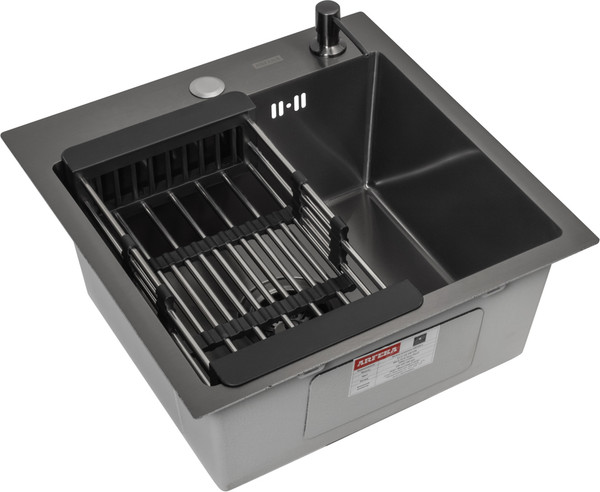 Мойка кухонная Arfeka ECO AR 45x45 N+CL AR+DS AR