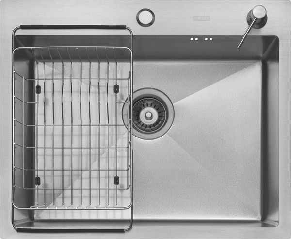 Мойка кухонная Arfeka ECO AR 60x50+CL AR F+DS AR - фото
