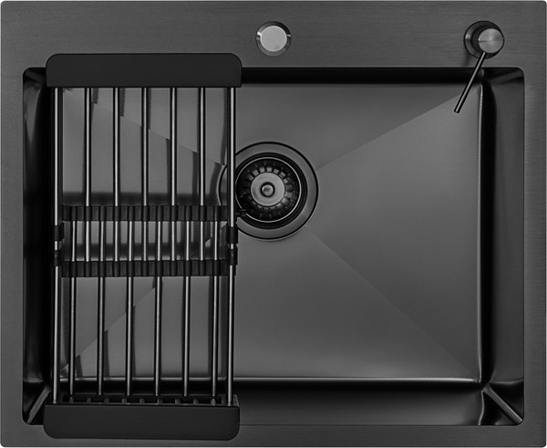 Мойка кухонная Arfeka ECO AR 60x50+RM AR+DS AR - фото