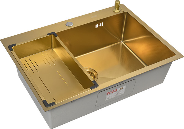 Мойка кухонная Arfeka ECO AR 70x50+CL AR G+DS AR