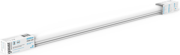 Светильник линейный Gauss Universal IP65 1470x60x55мм 45Вт 4550lm 6500К / 843425345