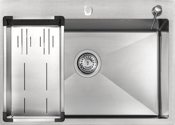 Мойка кухонная Arfeka ECO AR 70x50+CL AR G+DS AR - фото
