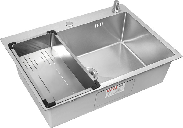 Мойка кухонная Arfeka ECO AR 70x50+CL AR G+DS AR